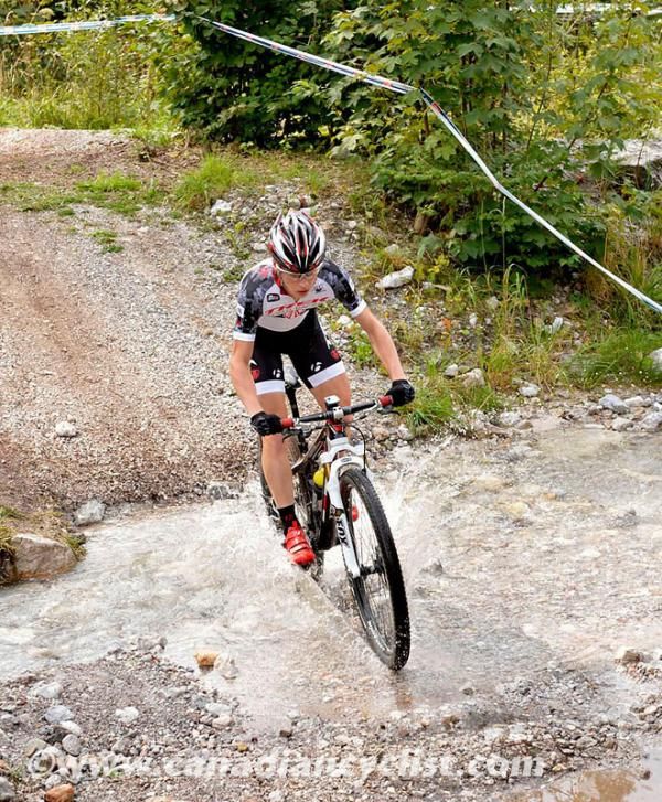 The first half of the lap has two creek crossings
