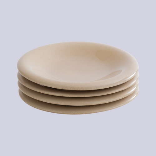 La Redoute, Set of 4 Toria Dessert Plates in Glazed Stoneware