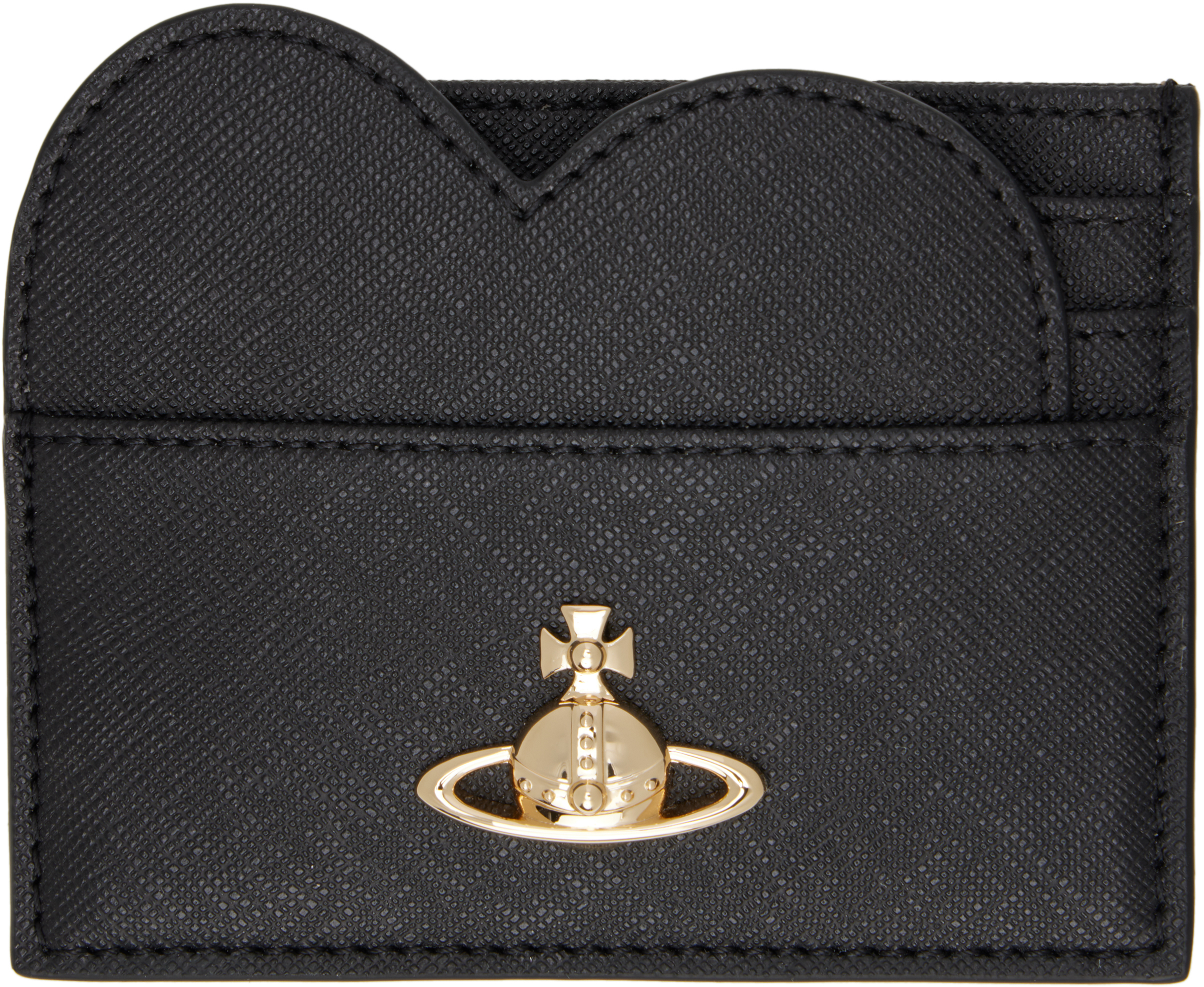 Black Heart Card Holder