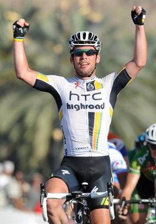 Cavendish finally first over the line in Tour of Oman
