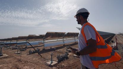 Solar power project in North Africa