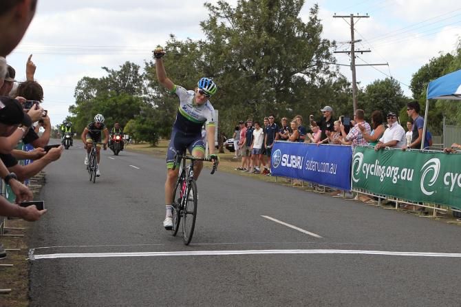 Luke Durbirdge (Orica-GreenEdge) claims his maiden Oceania road title