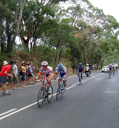 The men's race at the business end