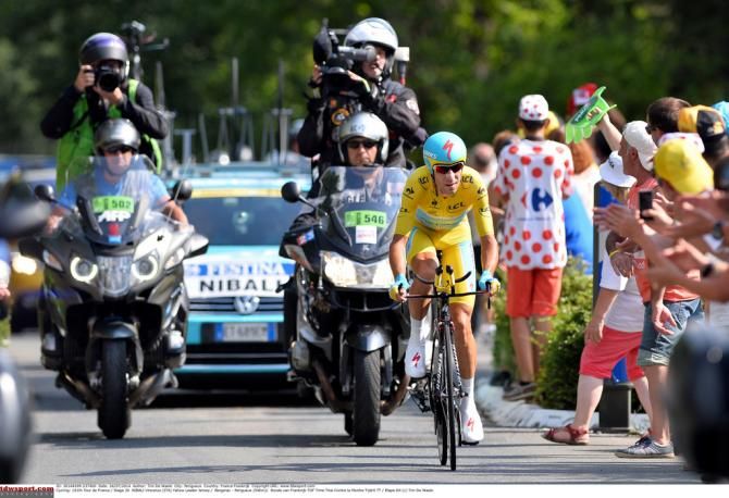 Vincenzo Nibali (Astana) also proved his finesse against the clock