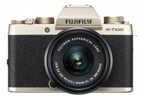 Fuji X-T100 and lens (Champagne Gold) | 