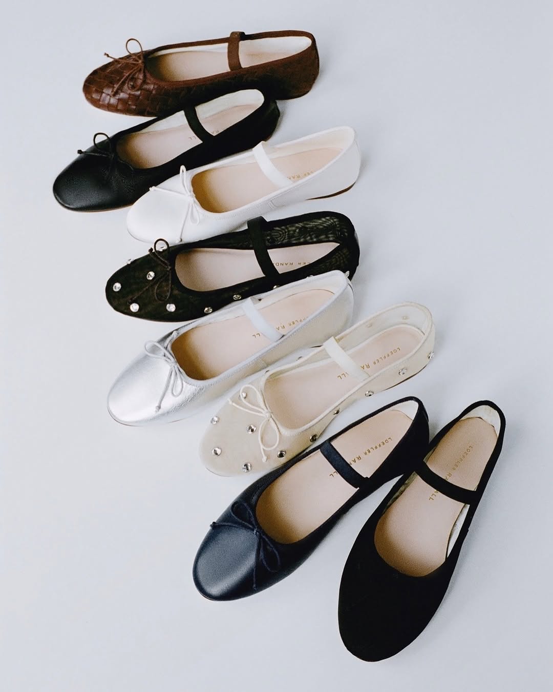 Loeffler Randall Leonie Ballet Flats in different colors.