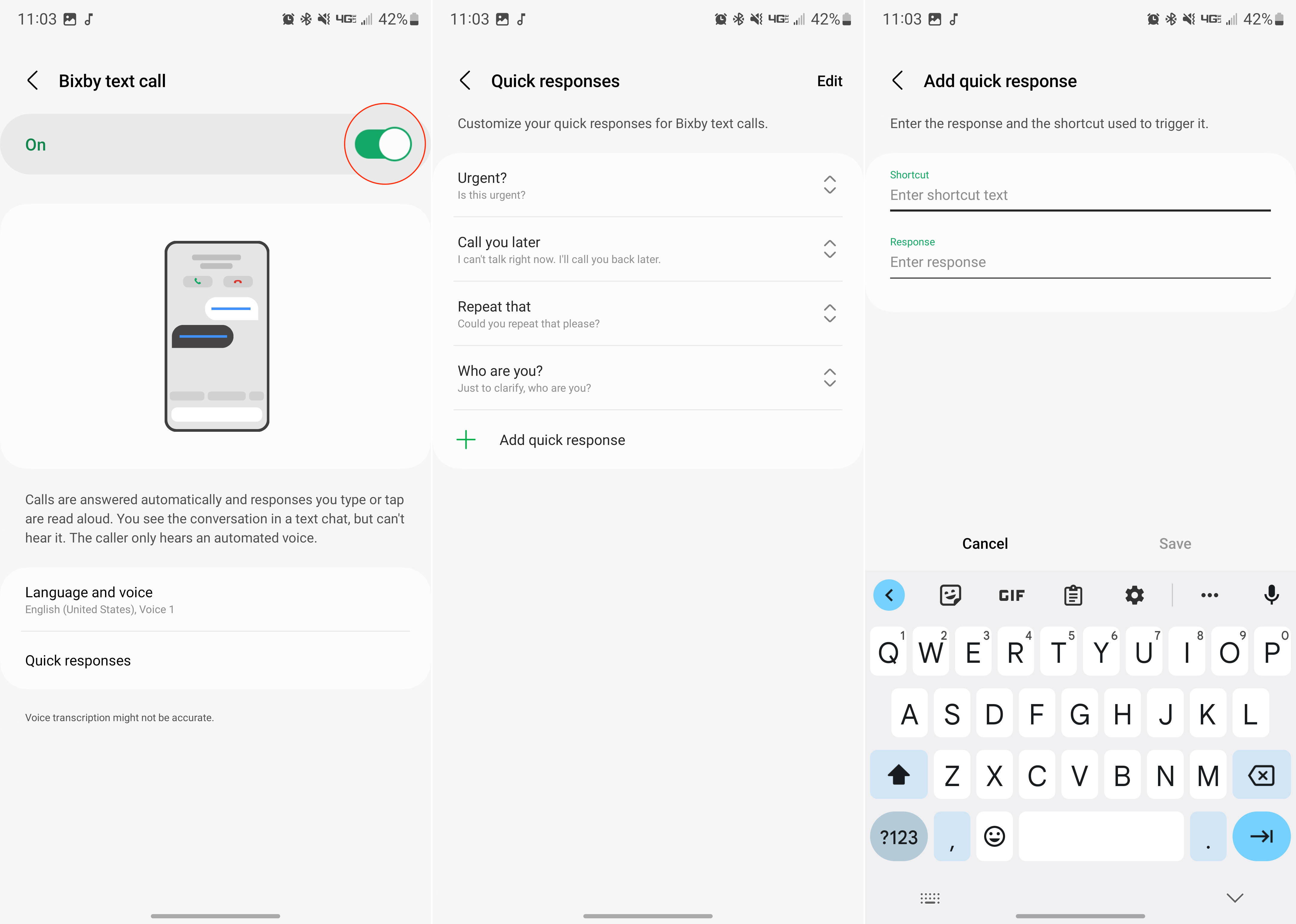 Ativar chamada de texto Bixby no Galaxy S23 Ultra