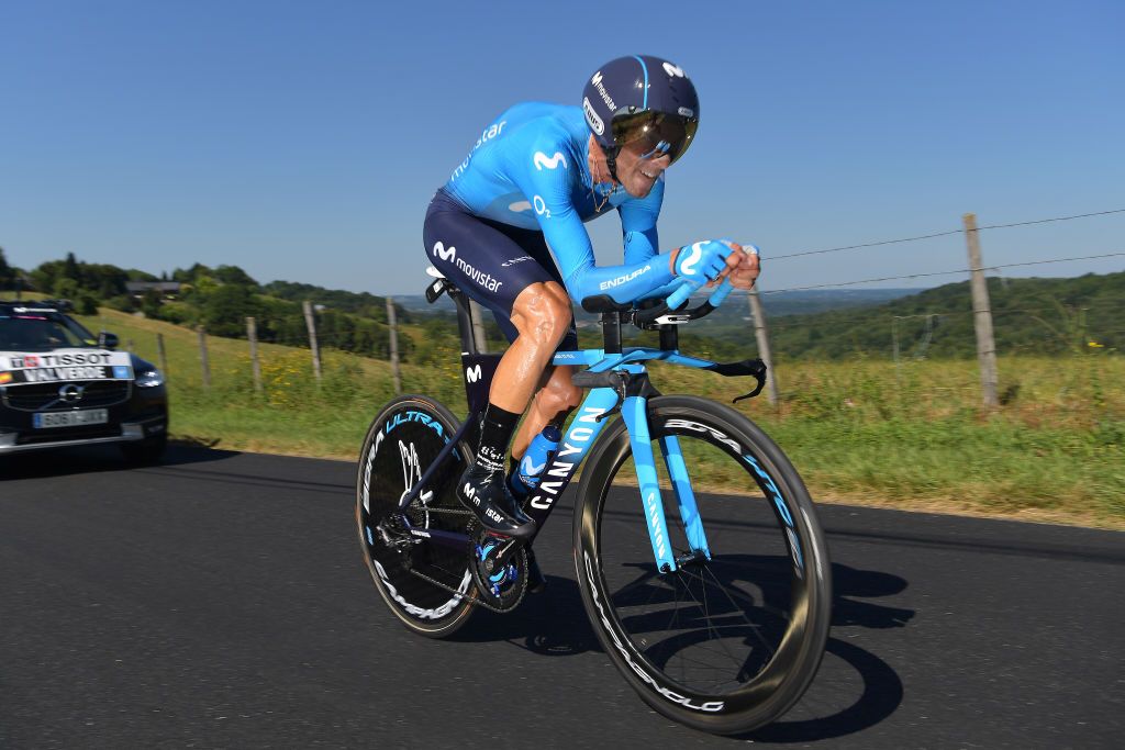 Movistar leader Nairo Quintana