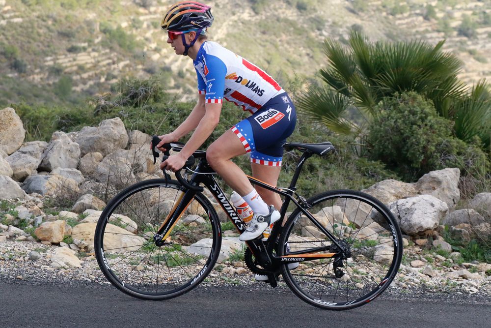 USA national road champion Megan Guarnier