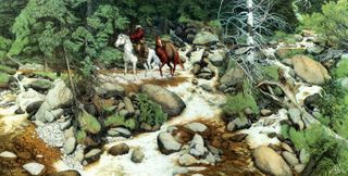 The optical illusion by Bev Doolittle