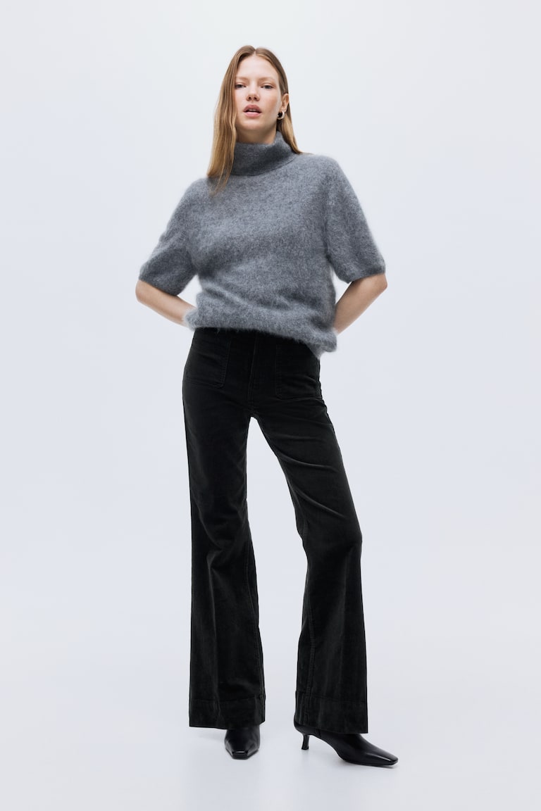 Flared Corduroy Trousers