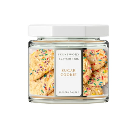 Scentworx 14.5 Oz Sugar Cookie 3-Wick Jar Candle by Slatkin &amp;amp; Co