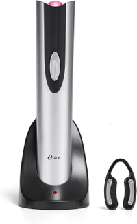 Oster Electric Wine Opener: $24.99 $19.99 at Amazon
Another fun and cheap gift idea is the top-rated Oster electric wine opener for just $19.99 at Amazon. The electric wine opener removes the work in seconds, and the foil cutter easily removes the seal. Arrives before Christmas