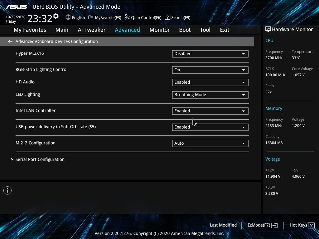 Asus Prime Z490M-Plus BIOS