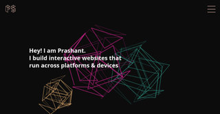 Prashant Sani’s portfolio site is packed with neat little touches