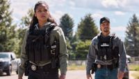 Dre and Kayce wearing their vests on Marshals.