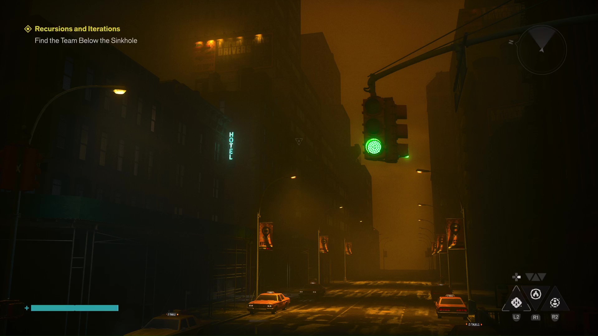 Green lights indicate Taxis in Control Resonant