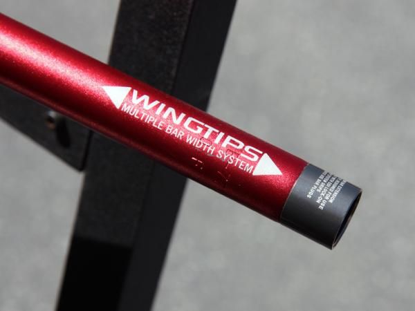 ODI's Wingtips system allows for customizable bar width with no cutting required.