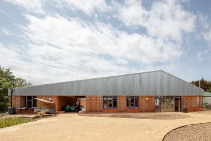 Wolves Lane Centre, a community space in a leafy garden made of wood, earth and other natural and sustainable materials