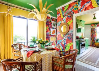 kips bay palm beach show house colorful dining room