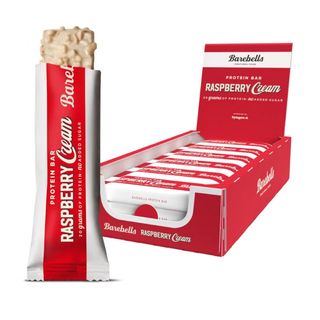 Barebells Raspberry Cream protein bar