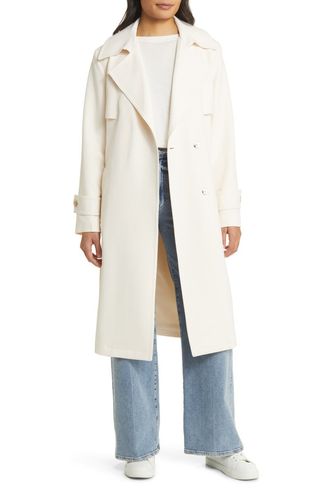 Tie Waist Trench Coat