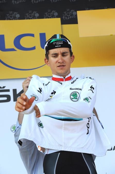 Best young rider Michal Kwiatkowski (Omega Pharma-Quickstep)