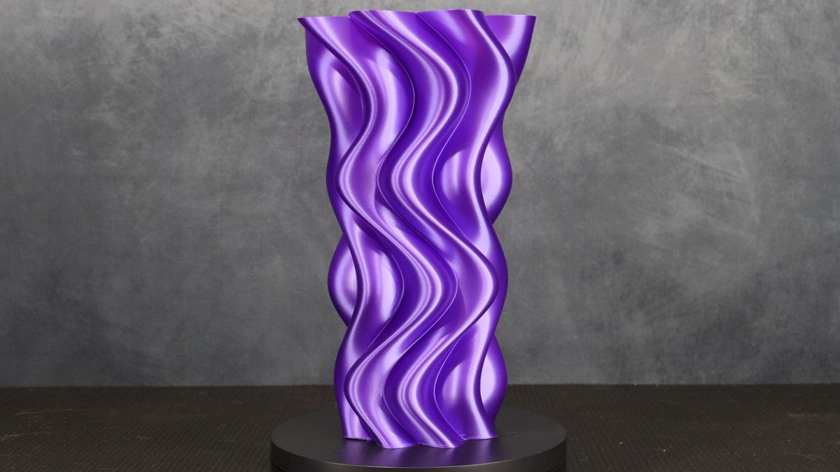 Sunlu Terminator 3 (T3)_Purple vase 3D print
