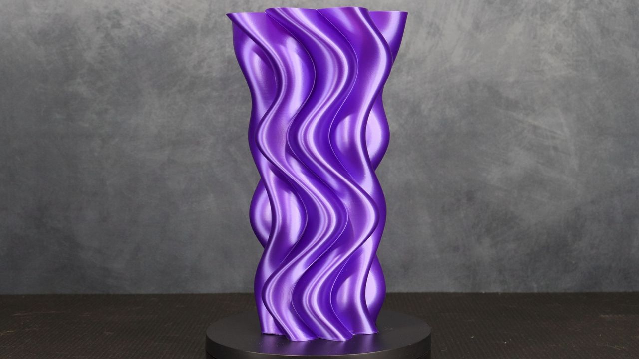 Sunlu Terminator 3 (T3)_Purple vase 3D print