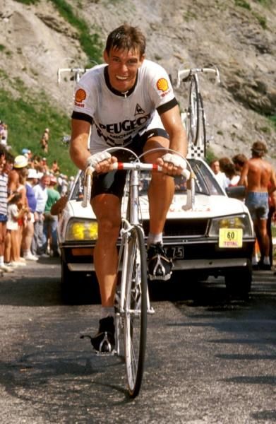 Phil Anderson on the Col Joux Plane in 1983