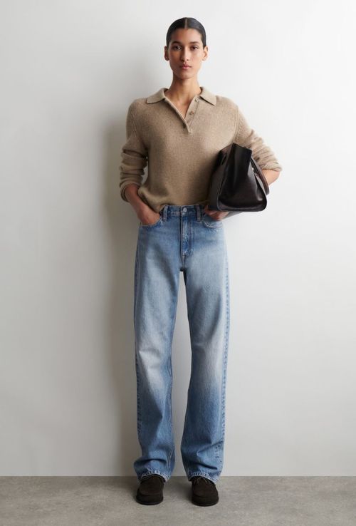 Chord Straight-Leg Jeans