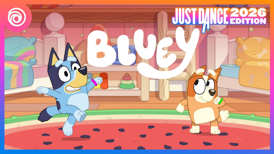 Bluey en Just Dance 2026 edition