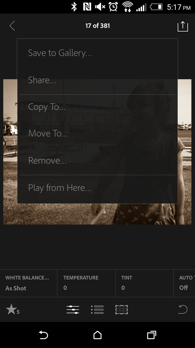 Lightroom mobile for Android