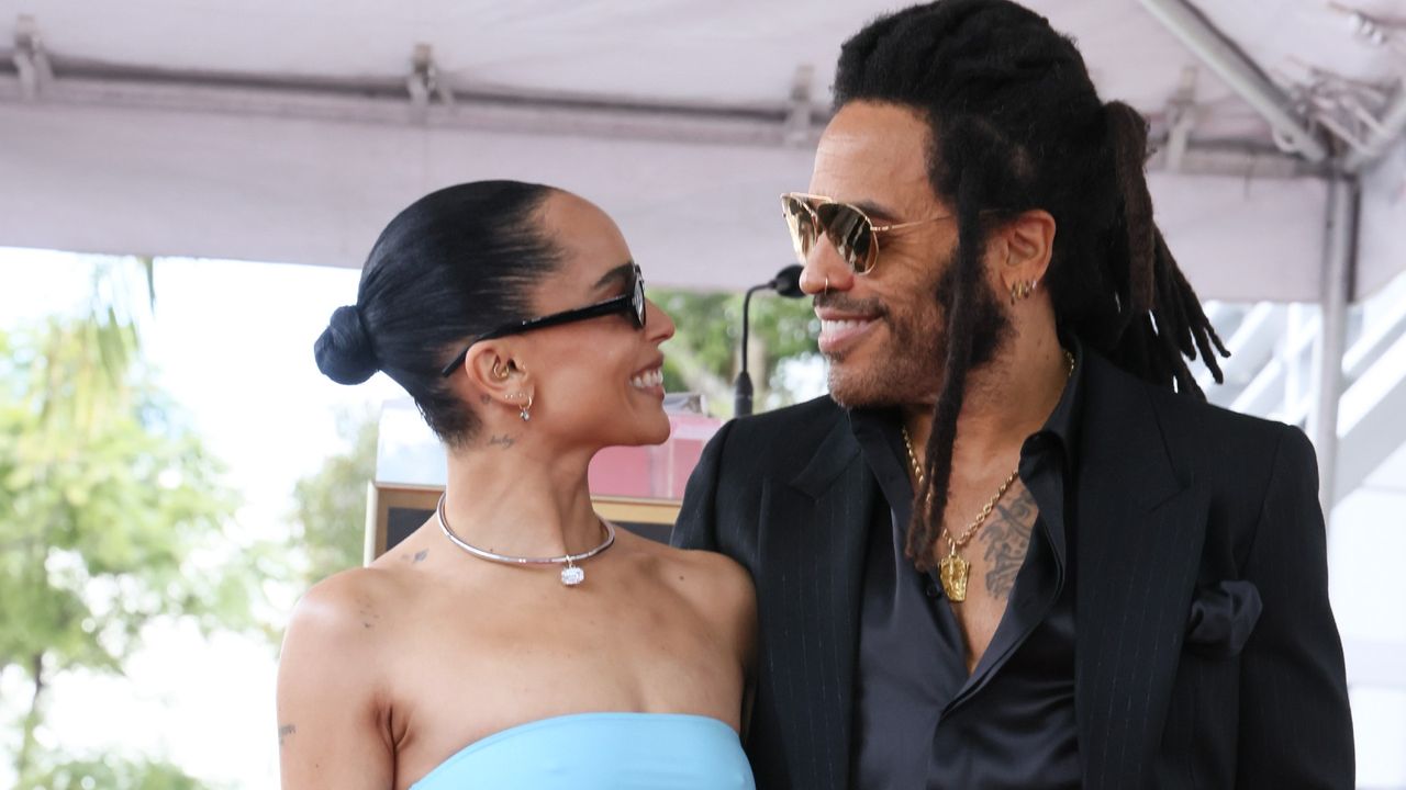 Zoe Kravitz and Lenny Kravitz