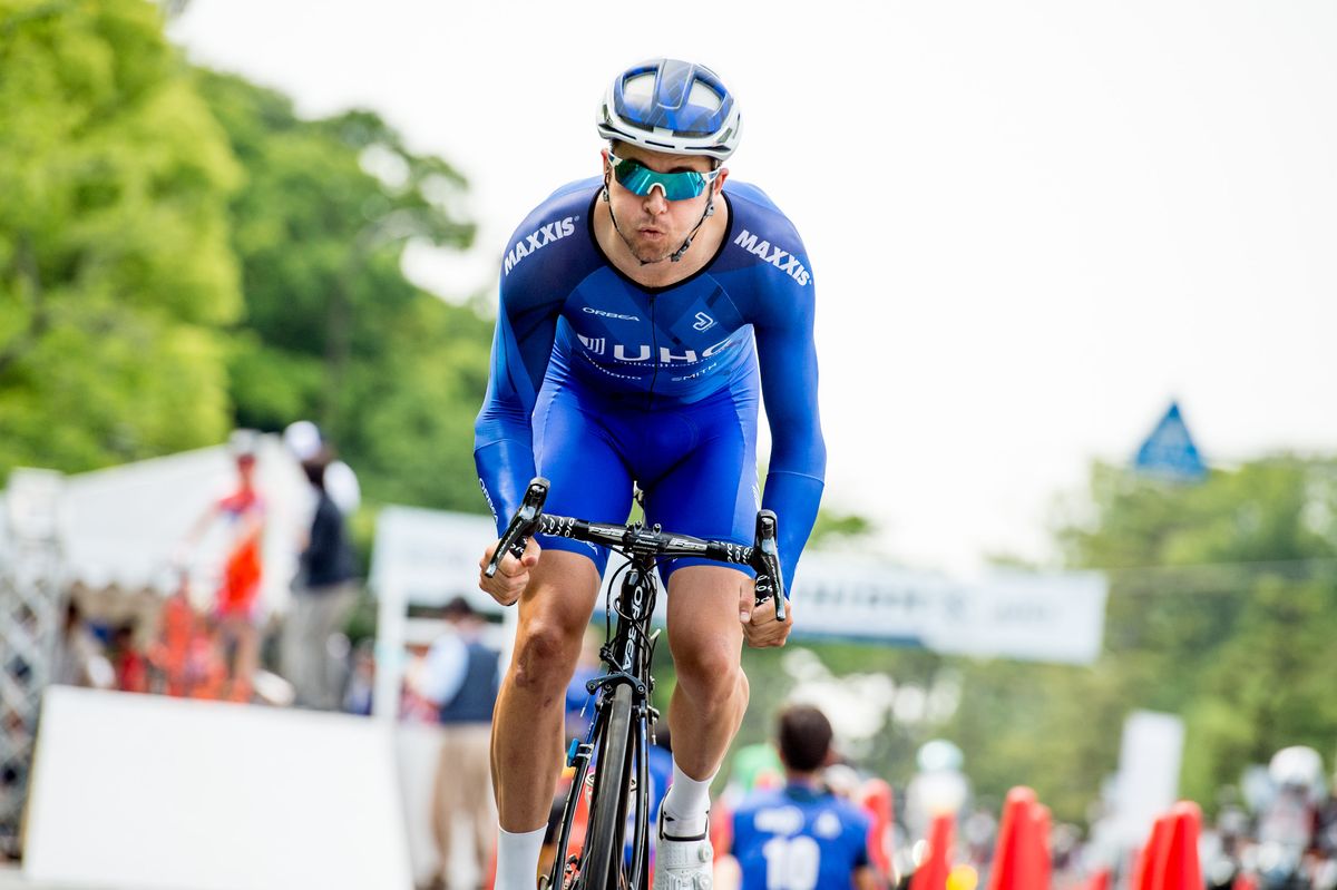 Daniel Summerhill (UnitedHealthcare) riding to the win