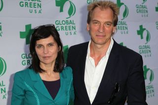 Sands with his wife, the writer Evgenia Citkowitz