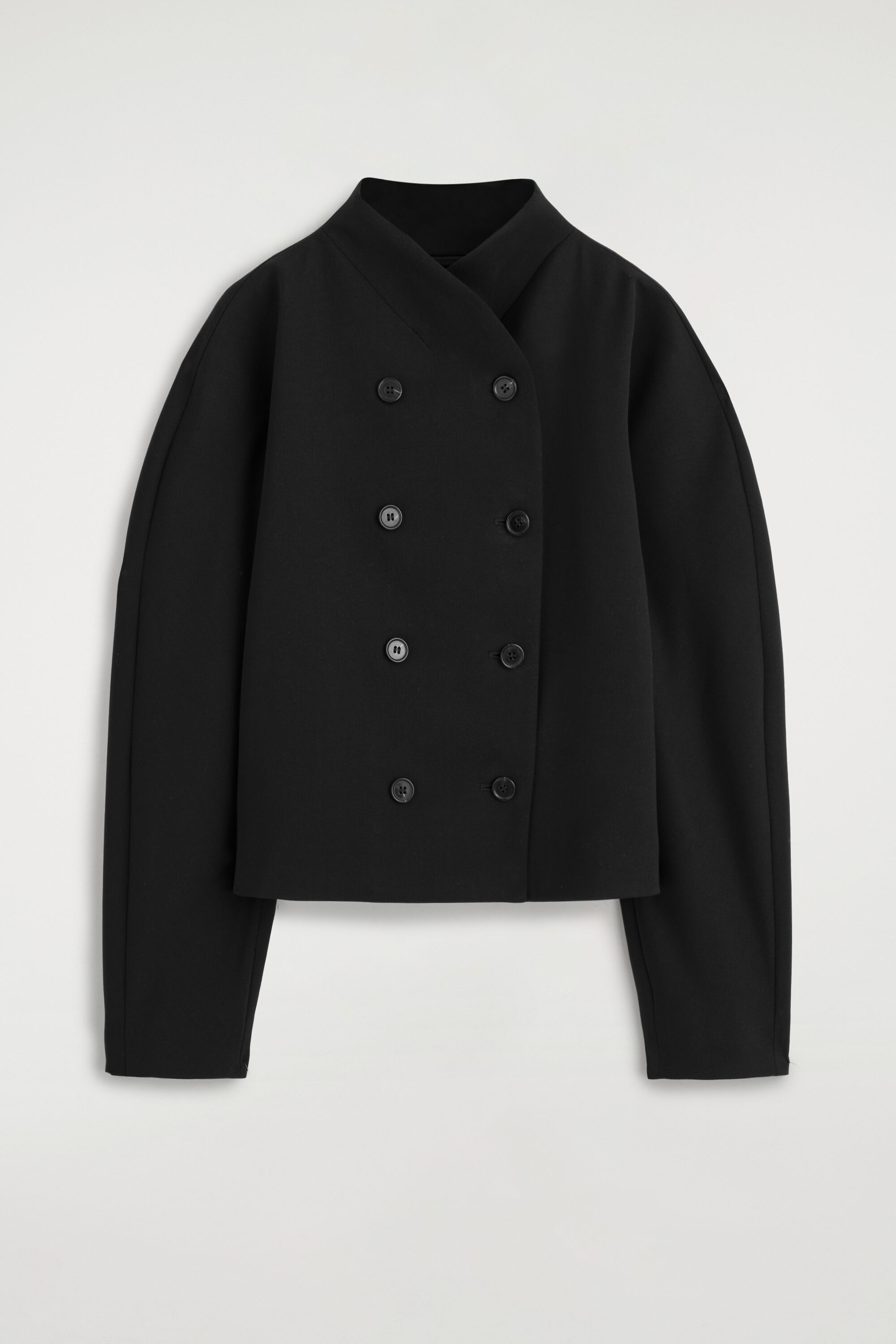 Sculpted Stand-Collar Jacket