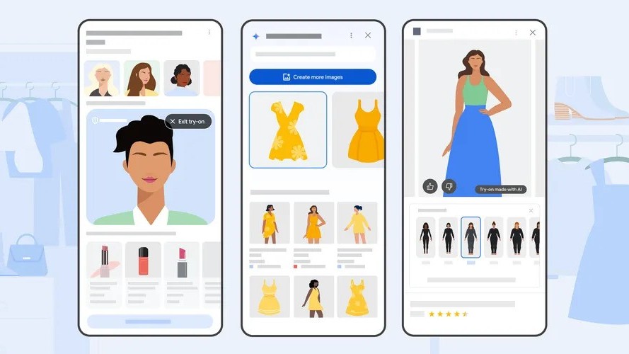 Google improves Shopping with upgraded AI and AR tech for clothes and makeup