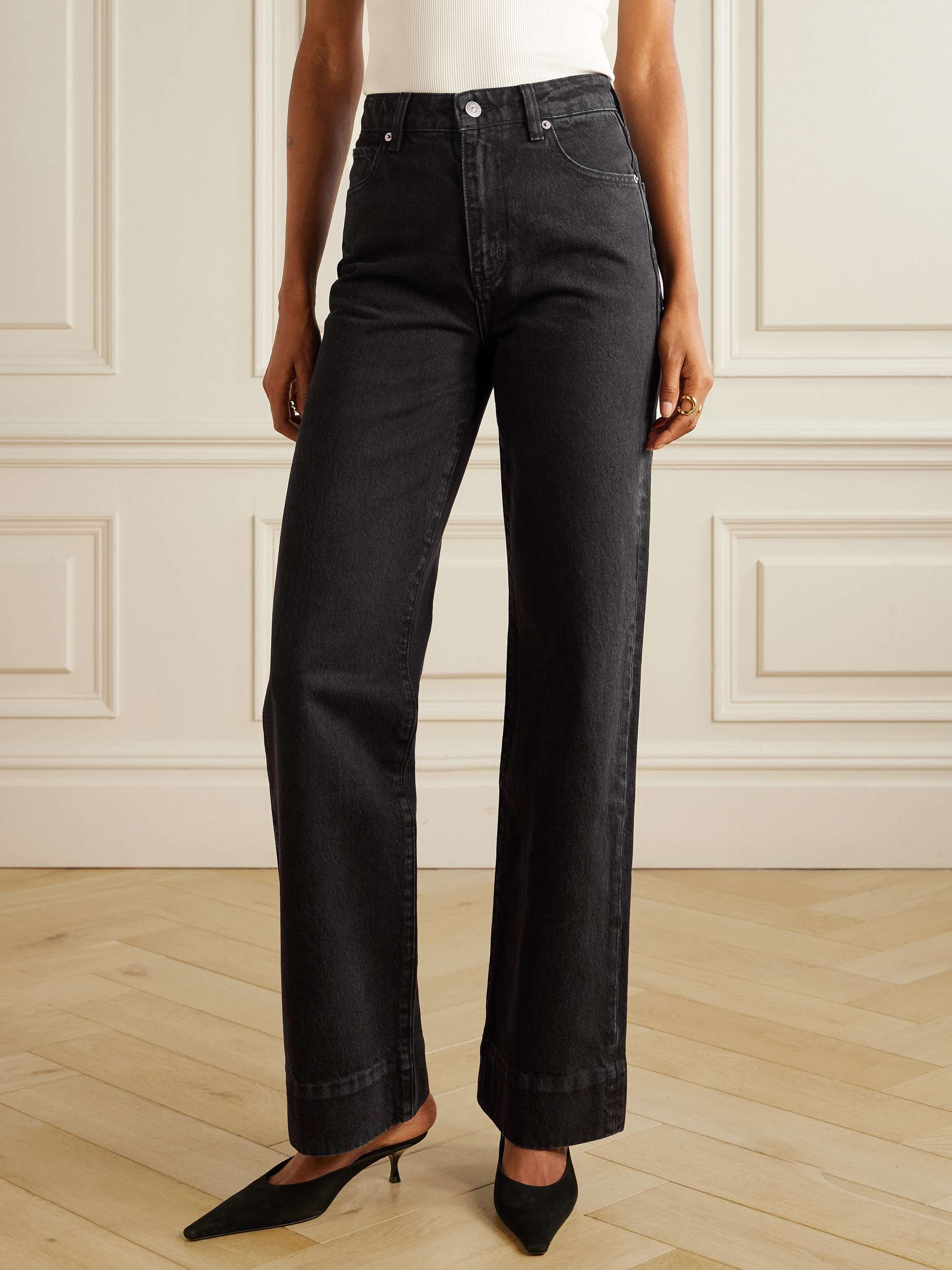 The Streamline High-Rise Straight-Leg Jeans