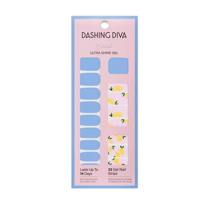 Dashing Diva Gloss Nail Art - Lemme Get a Lemon - 32ct