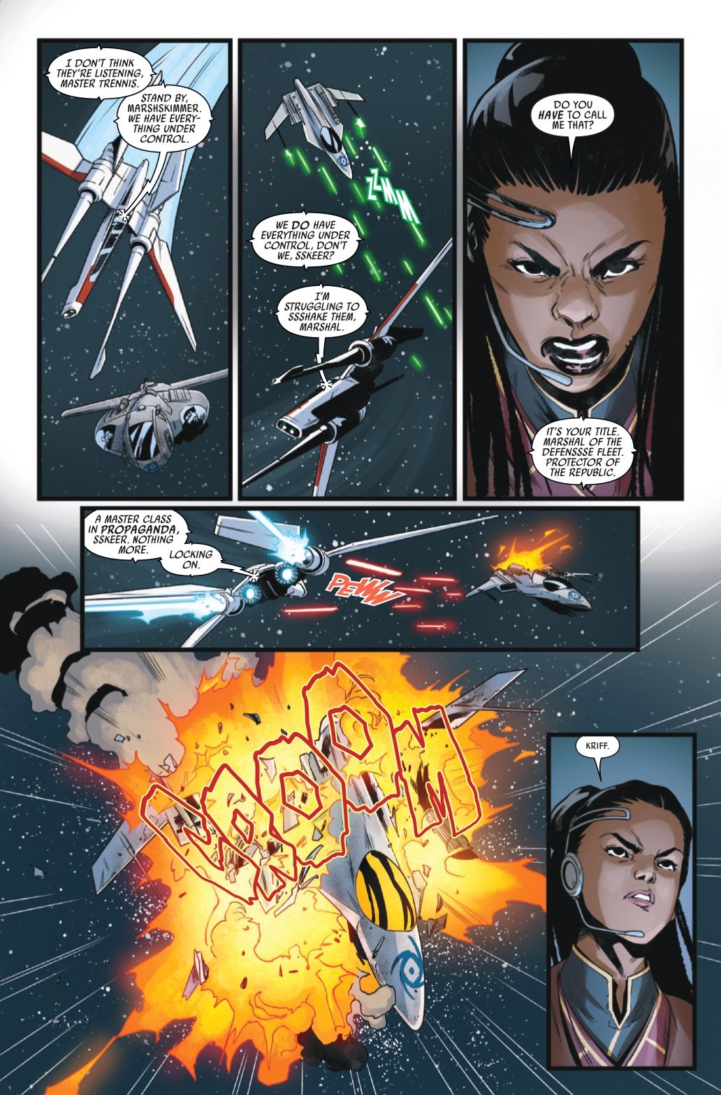 Pages from Star Wars: The High Republic - Fear of the Jedi #1.