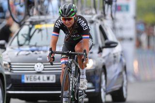 Stage 3 - Koster solos to win stage, overall Lotto Belgium Tour