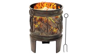 Amagabeli 58cm Outdoor Fire Pit on white background