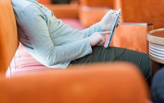 boy using tablet