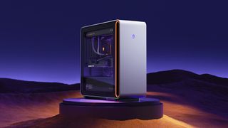 The new Alienware Area-51 gaming desktop with the AMD's Ryzen 9 9950X3D2 Dual Edition