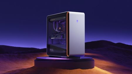 The new Alienware Area-51 gaming desktop with the AMD's Ryzen 9 9950X3D2 Dual Edition