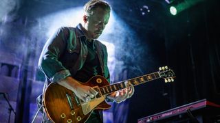 Jason Isbell and The 400 Unit perform on stage at Sentrum Scene on November 07, 2022 in Oslo, Norway. (