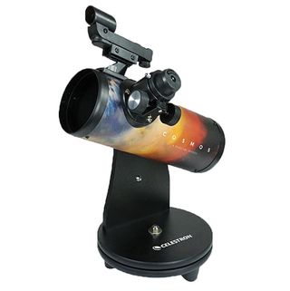 COSMOS FirstScope Telescope, Celestron Newtonian reflector optical system features a spherical mirror with a generous 76 mm of aperture. Buy Here