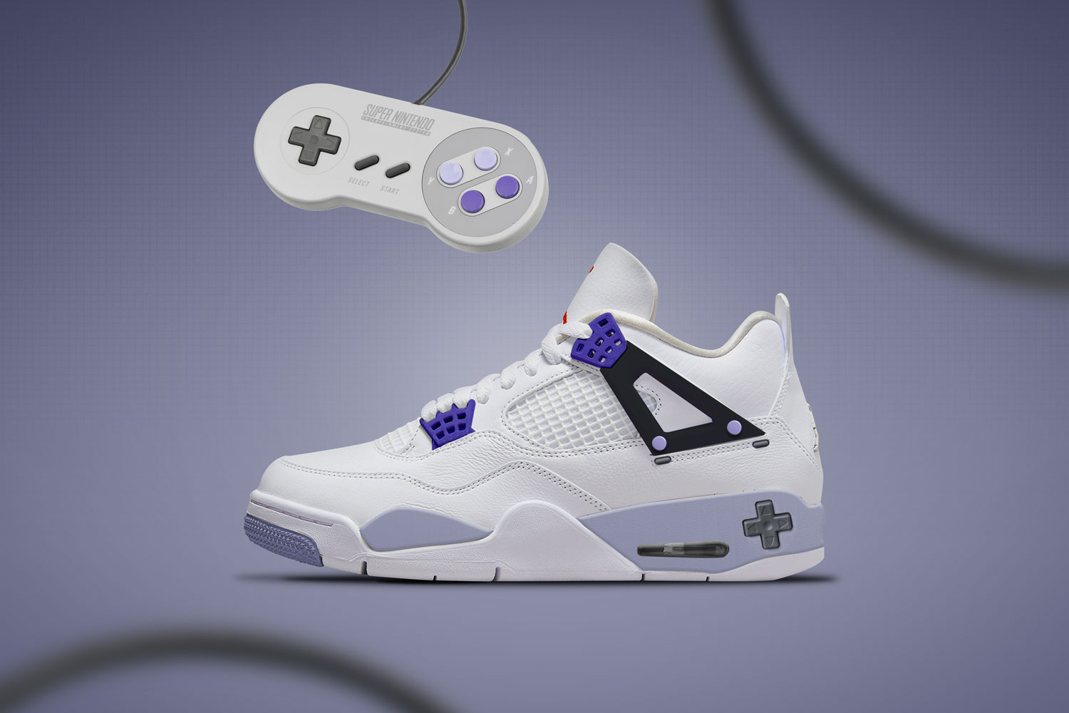 Concept shoe inspired by the US SNES