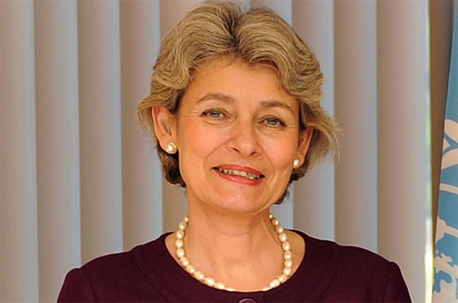 Irina Bokova, director general of UNESCO